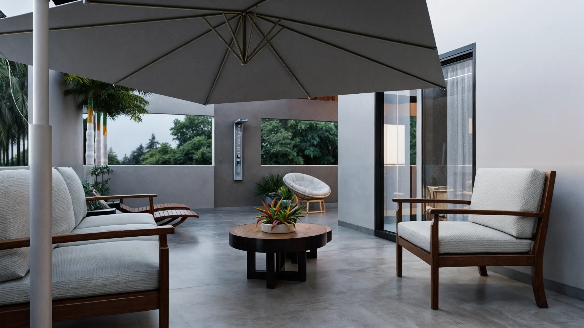 Segunda vista da área externa